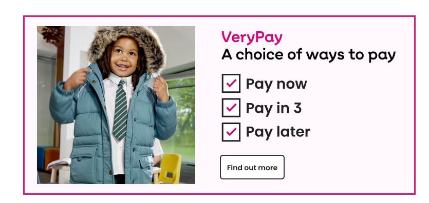 Online retailer Very’s TV ad promises: ‘Everything you need to rule the new school year, with flexible ways to pay’