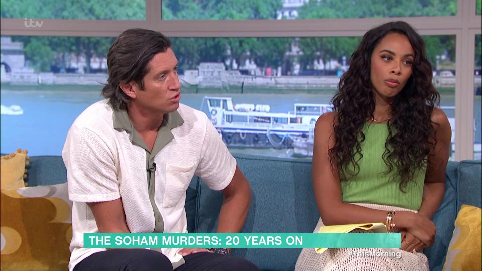 Rochelle and Vernon discussed the devastating case 20 years on