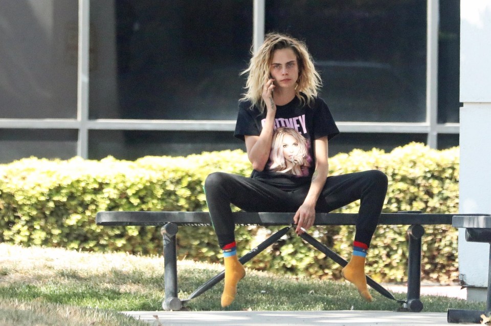 Cara Delevingne has sparked fears as pictures emerged of her looking dishevelled