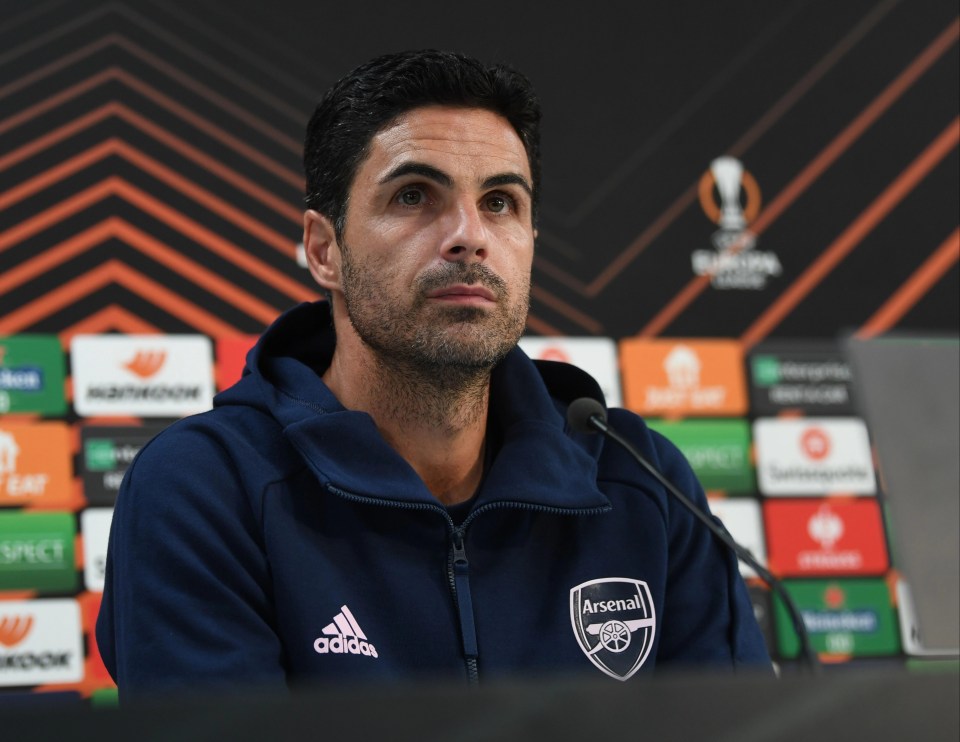 Arteta was in a downbeat mood while discussing Tuchel's sacking