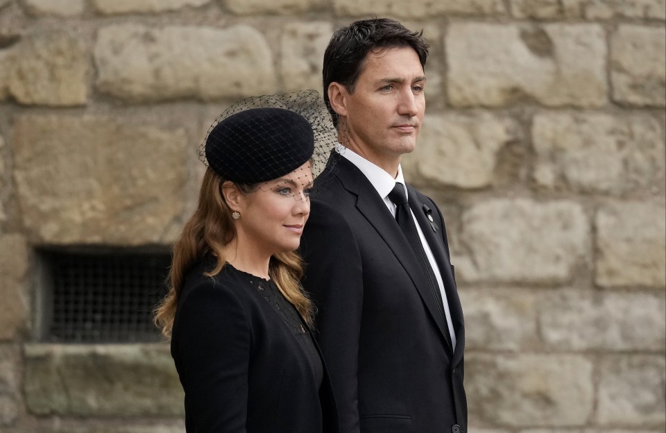 Canadian Prime Minister Justin Trudeau attended with his wife Sophie