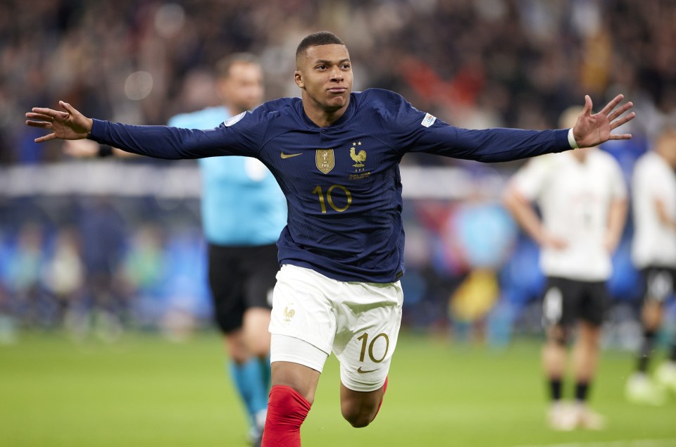 Kylian Mbappe enjoyed more freedom playing for France and scored against Austria