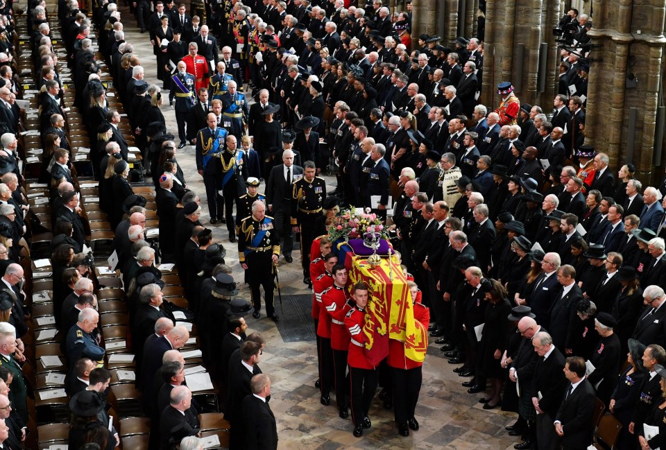 The world bid the monarch a final farewell as her state funeral took place in Westminster Abbey