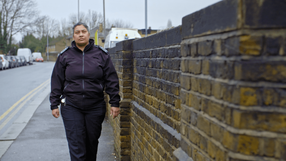 Adeline had used her prison officer uniform as armour