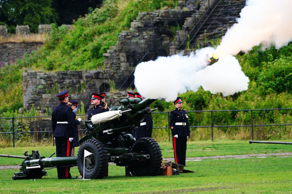 The salute marked the Queen's death after her 70-year reign