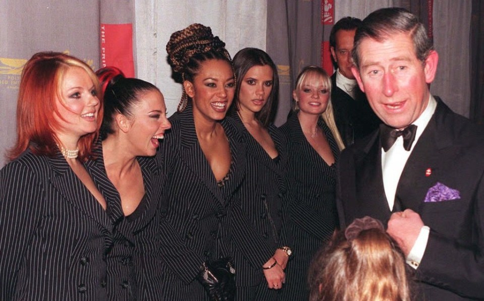 The Spice Girls broke royal protocol in 1997