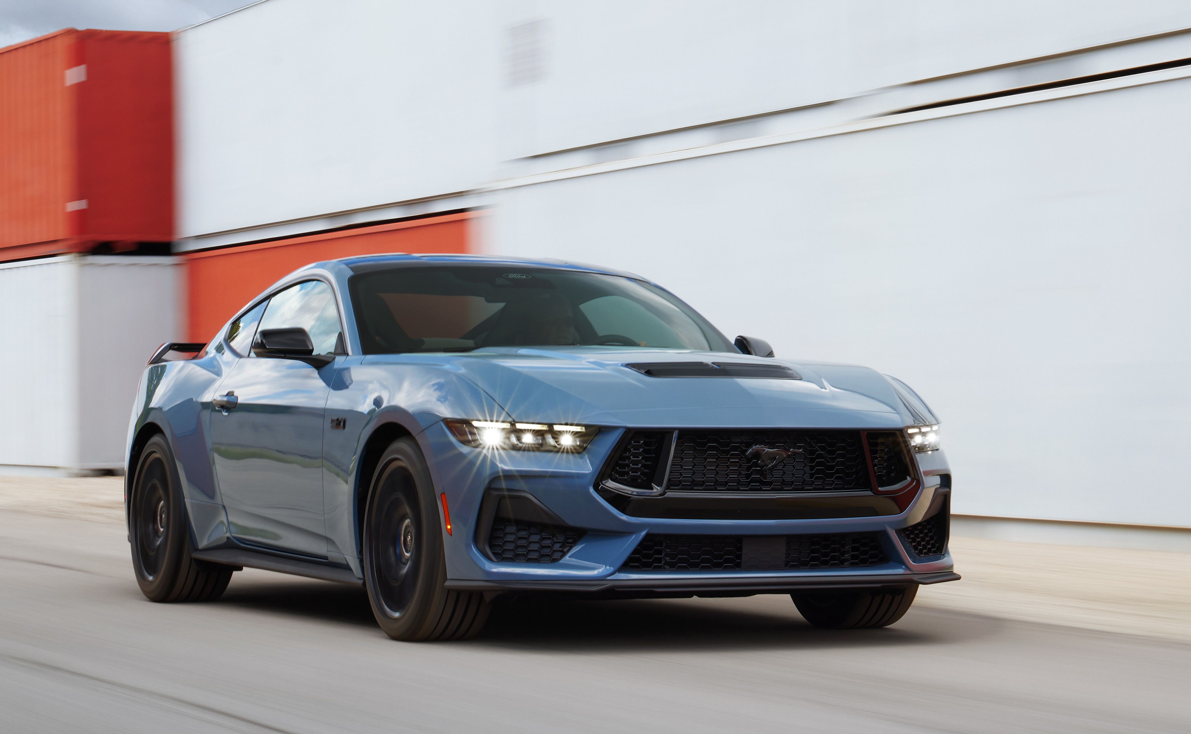 A seventh generation Ford Mustang produced in 2022