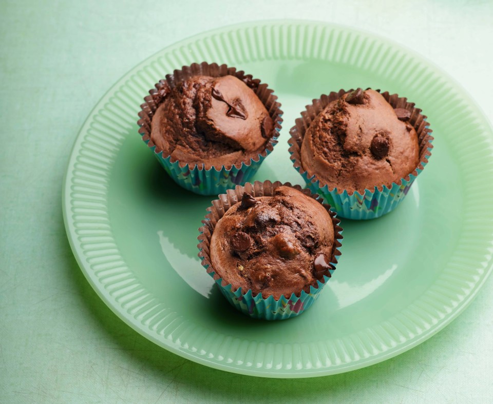 These banana and chocolate cupcakes take just 15 minutes to bake