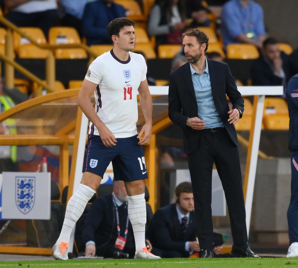 Harry Maguire is in line to keep his England spot, despite being dropped at Manchester United