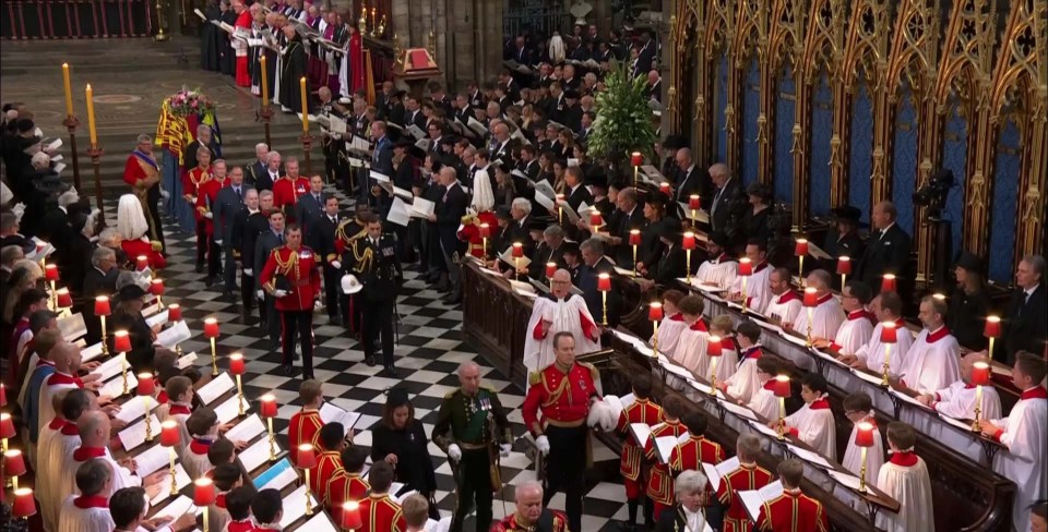 The Choir of Westminster Abbey sang the hymn, I'll not Want, which was performed at The Queen's wedding to Prince Philip