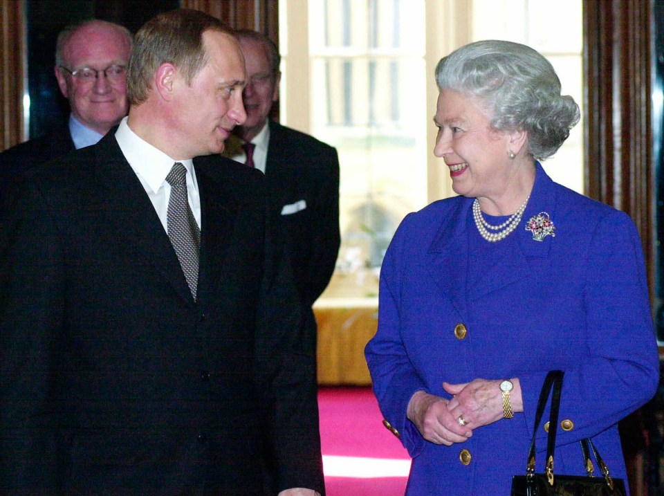 The Russian president kept the Queen waiting at the Palace