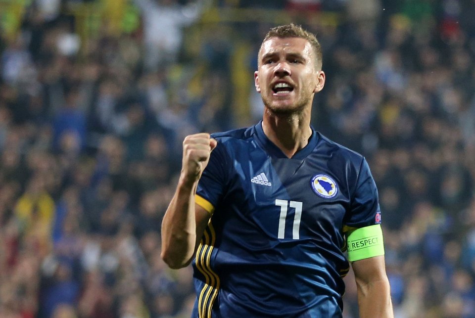 Edin Dzeko will boycott Bosnia and Herzegovina's friendly clash against Russia