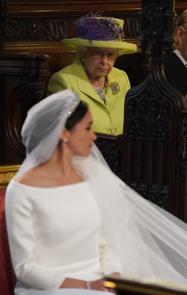 She described Meghan Markle's wedding dress as 'too white'