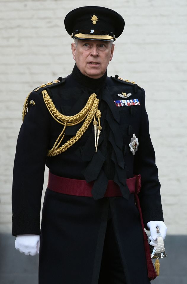 Andrew attained the rank of Vice Admiral, and is expected to wear the coinciding uniform at Wednesday's vigil