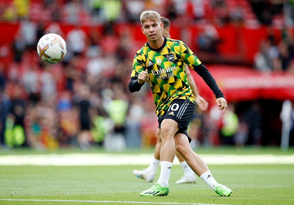 Smith Rowe had groin surgery after a setback in the game against Man Utd