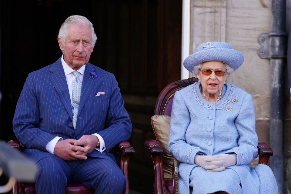 The Queen and Charles at the Platinum Jubilee in June