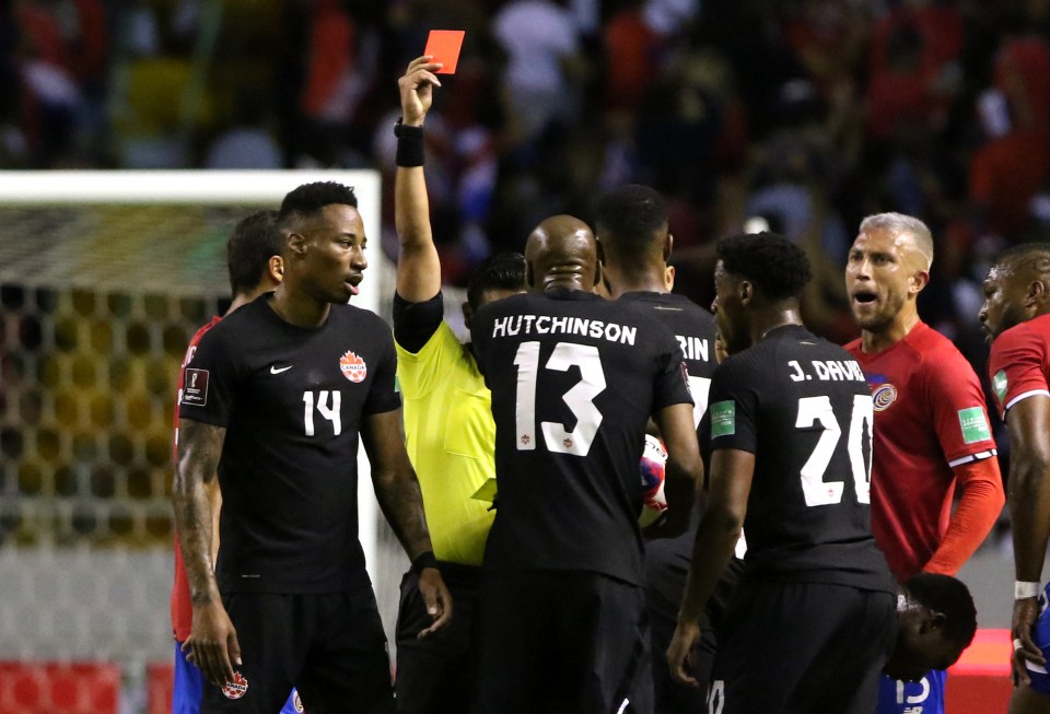 The black away shirt is expected to be worn at the World Cup