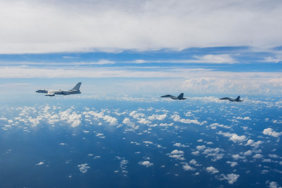 Chinese jets fly close to Taiwan during invasion drills last month