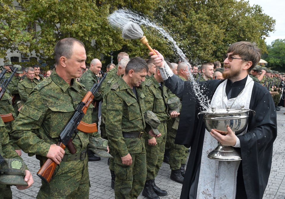 The images of the ceremony drew similarities to the popular sitcom Dad's Army