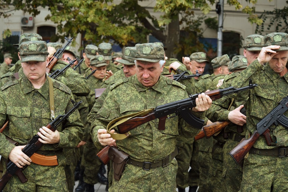 Many men appeared old and not in the physical shape usually associated with soldiers