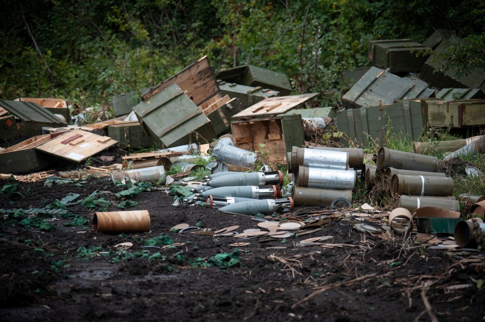 Soldiers are said to be leaving weapons behind