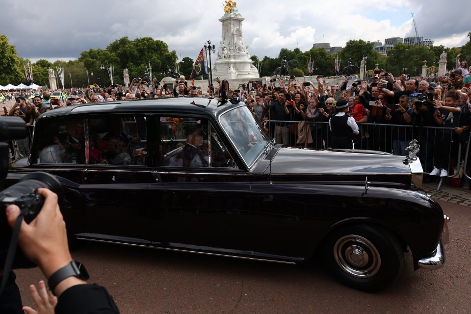 Charles has arrived at Buckingham Palace following an Accession Council ceremony at St James's Palace