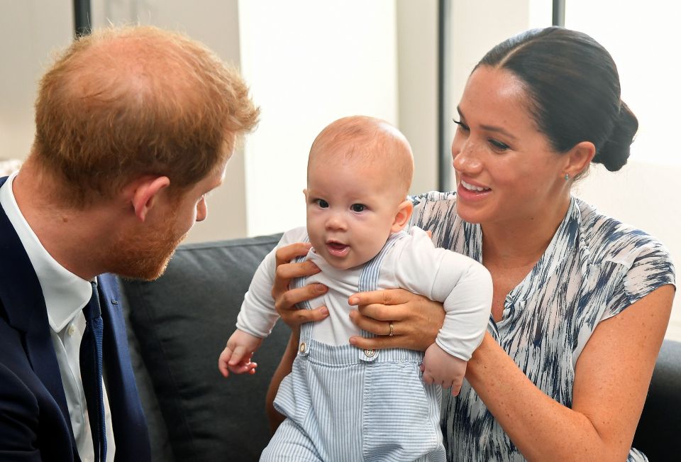 Archie, pictured, will now be Prince Archie, his sister will be Princess Lilibet