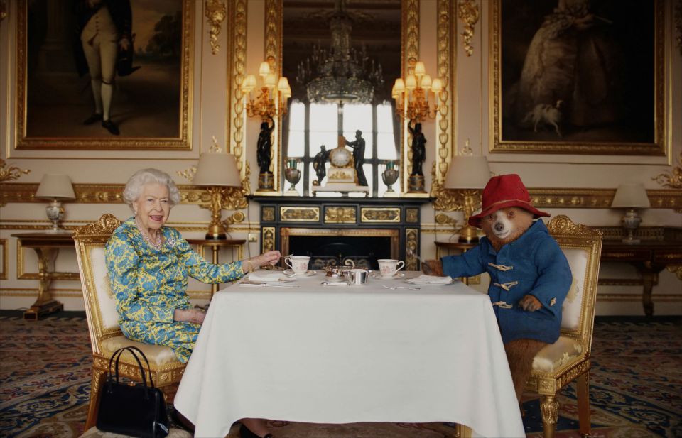 The Queen celebrated her Platinum Jubilee by having tea with Paddington Bear