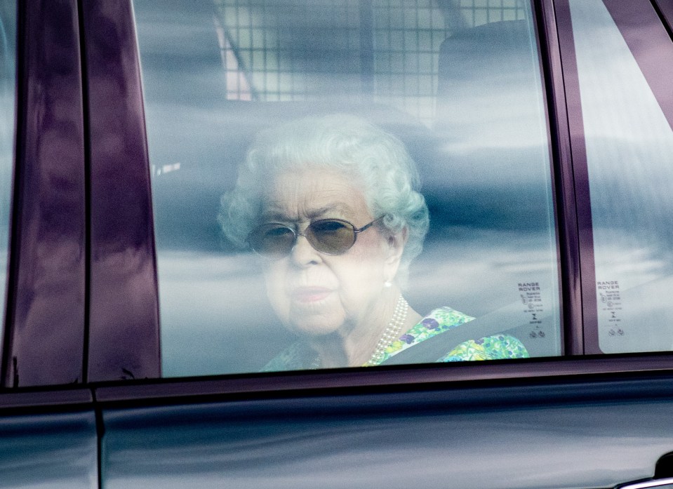 Her Majesty is seen leaving Windsor Castle to head to Balmoral in July