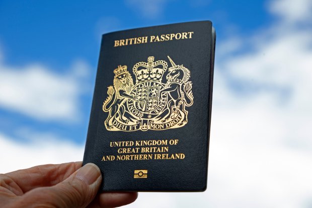 UK passports are now blue since leaving the EU