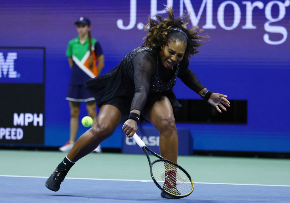 Serena Williams saw her US Open dream ended on Friday