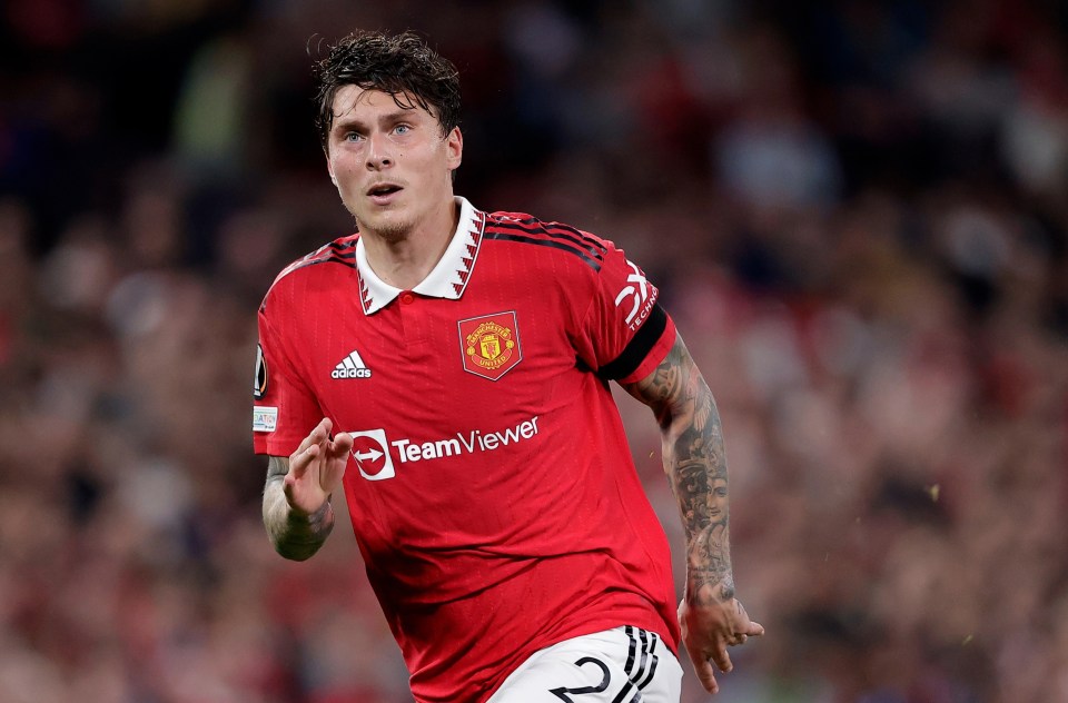 Victor Lindelof was playing against Brentford in January when robbers broke into his home