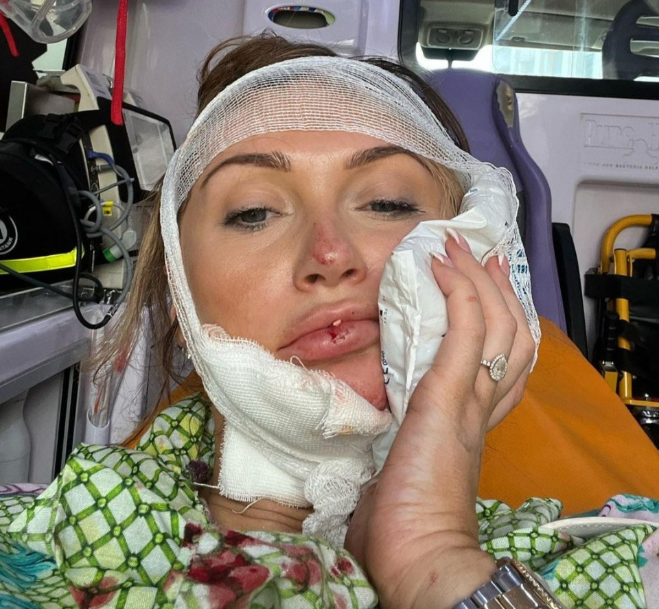 Charlotte Dawson was rushed to hospital in Rome