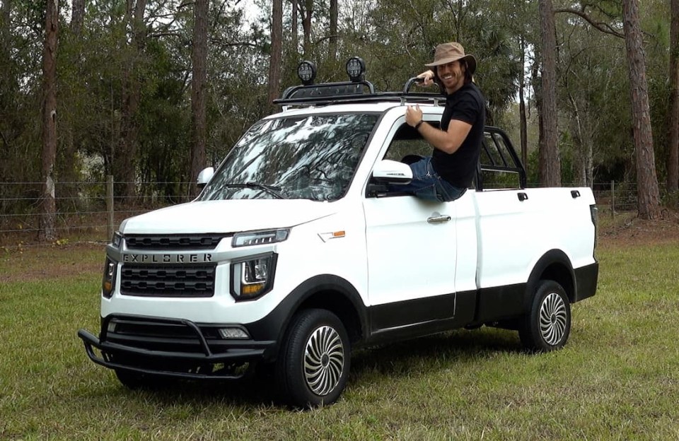 Despite not being road legal Micah uses it around his parents' farm in Florida