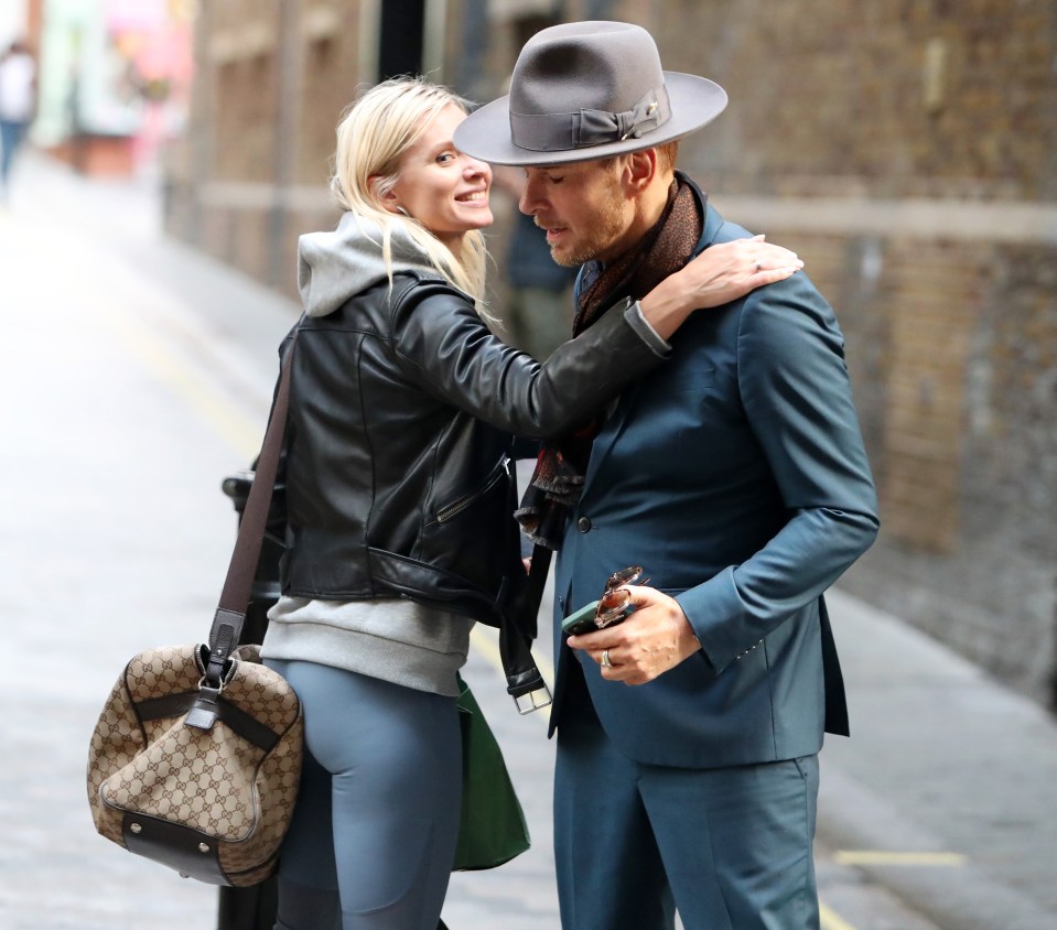 Matt Goss and Nadiya Bychkova looked very happy after rehearsals