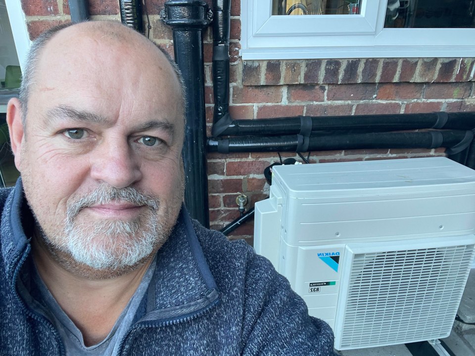 Gareth has had an air heat pump and solar panels installed for free