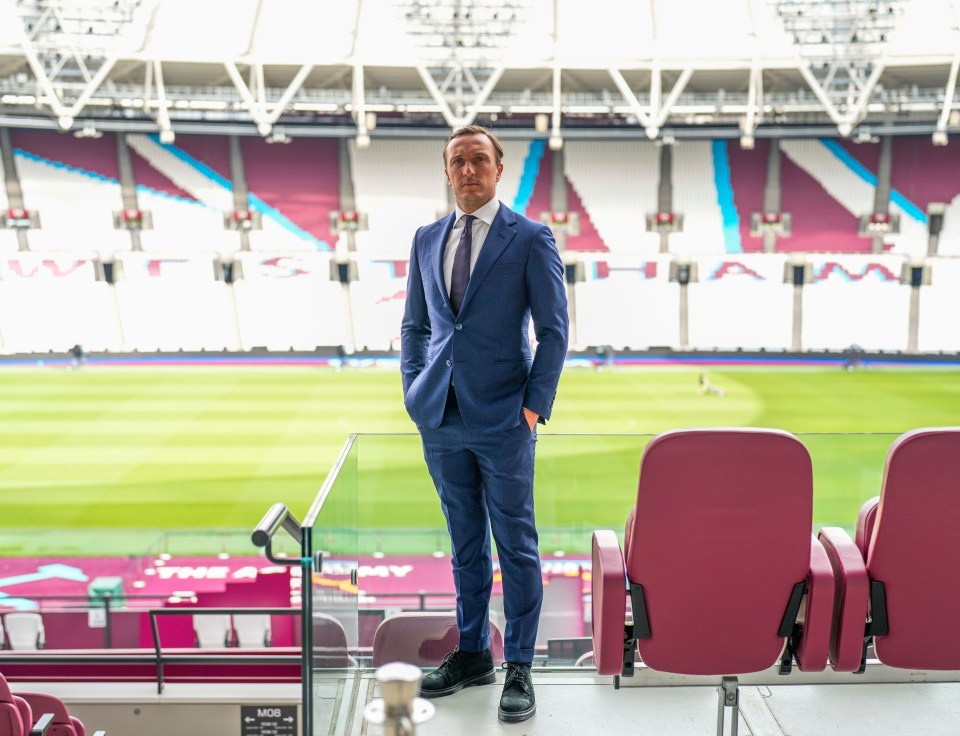 Club legend Noble has been named new sporting director at West Ham