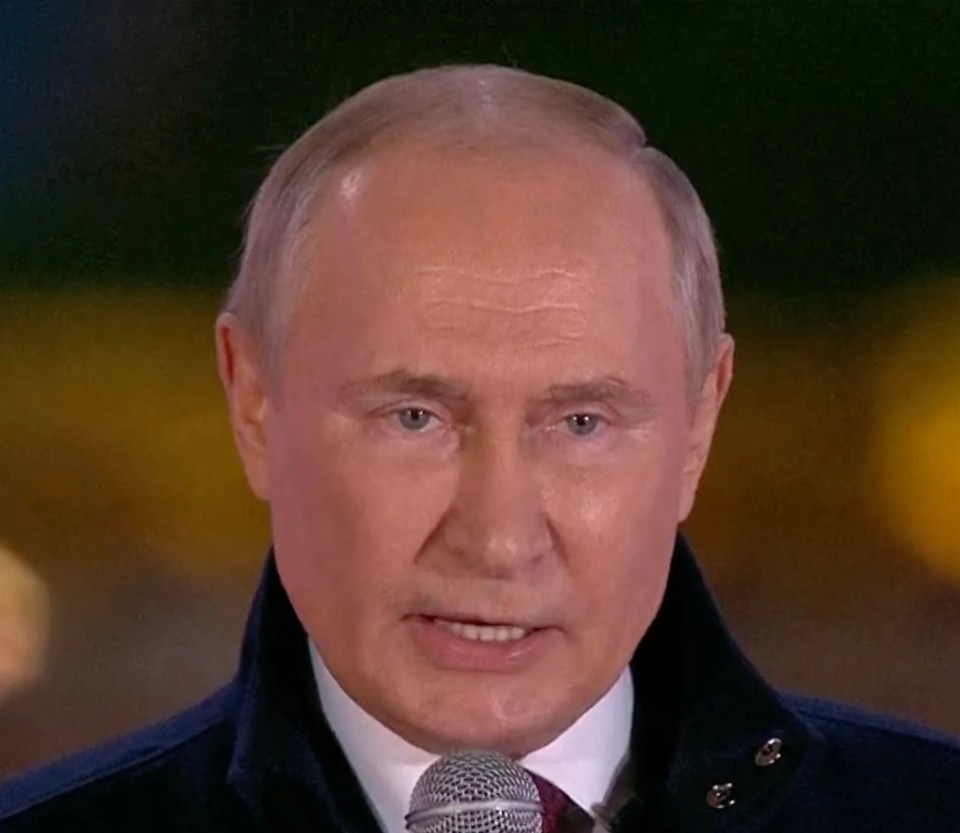 Vladimir Putin said Russia ‘will win’ in Ukraine at a parade in Moscow Friday night