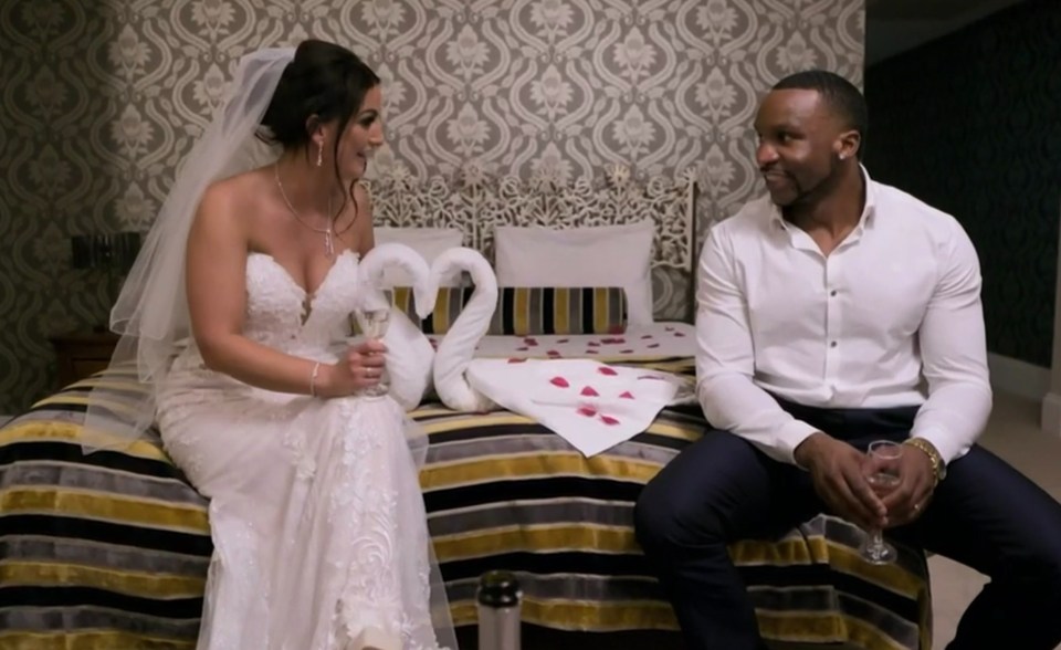 Jess and Pjay tied the knot last night on the show