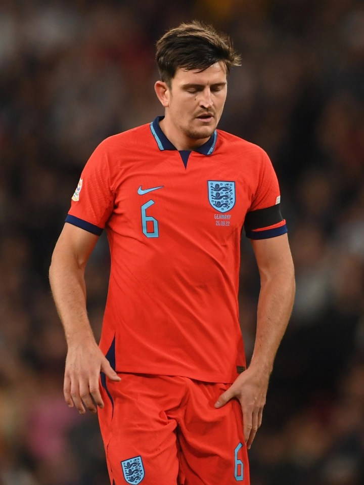 Harry Maguire tweaked his thigh muscle during the 3-3 draw with Germany