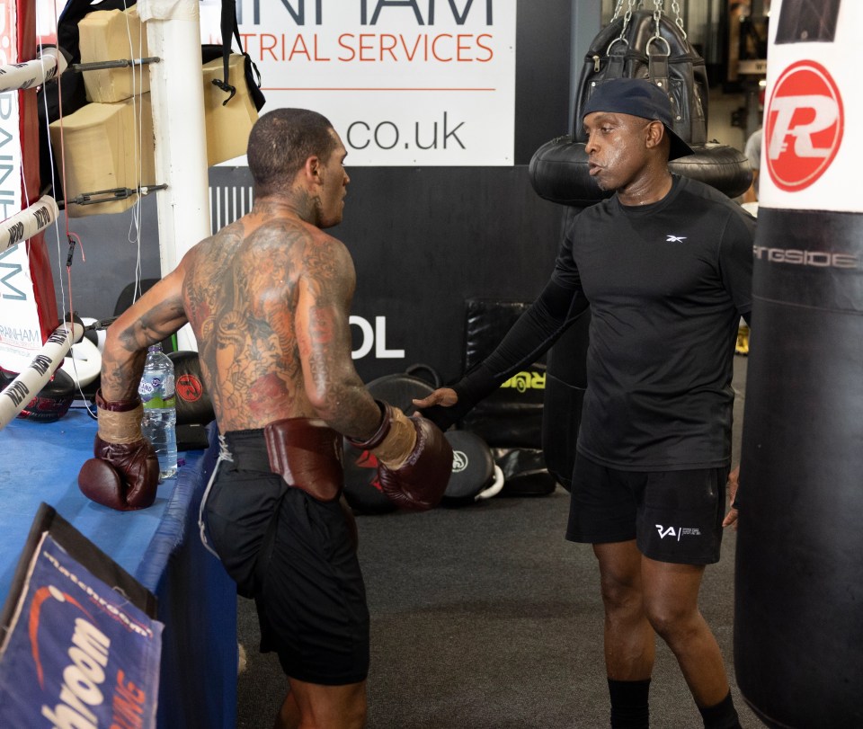 Conor Benn has been training with his old man