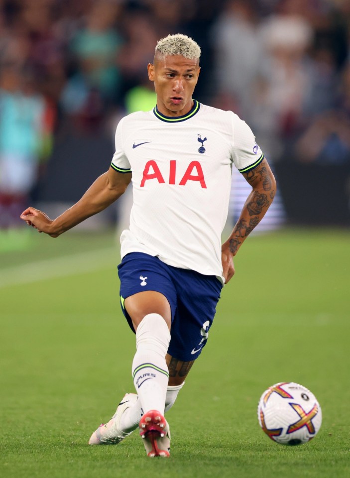 Richarlison swapped Everton for Tottenham for an initial £50m