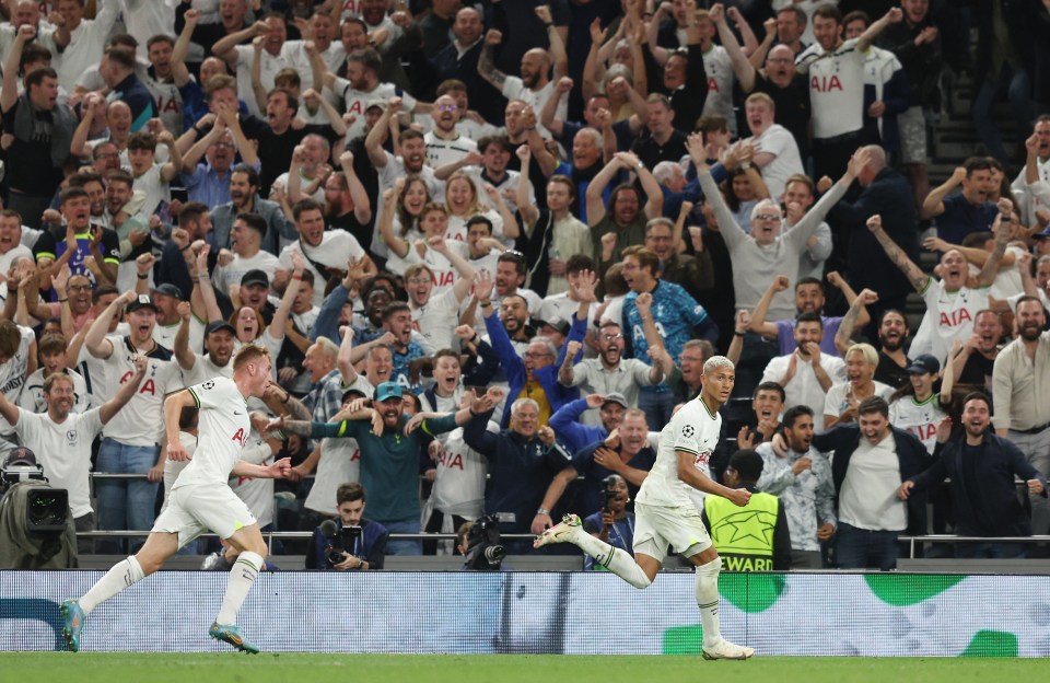 The Brazilian sent the Tottenham Hotspur Stadium into bedlam