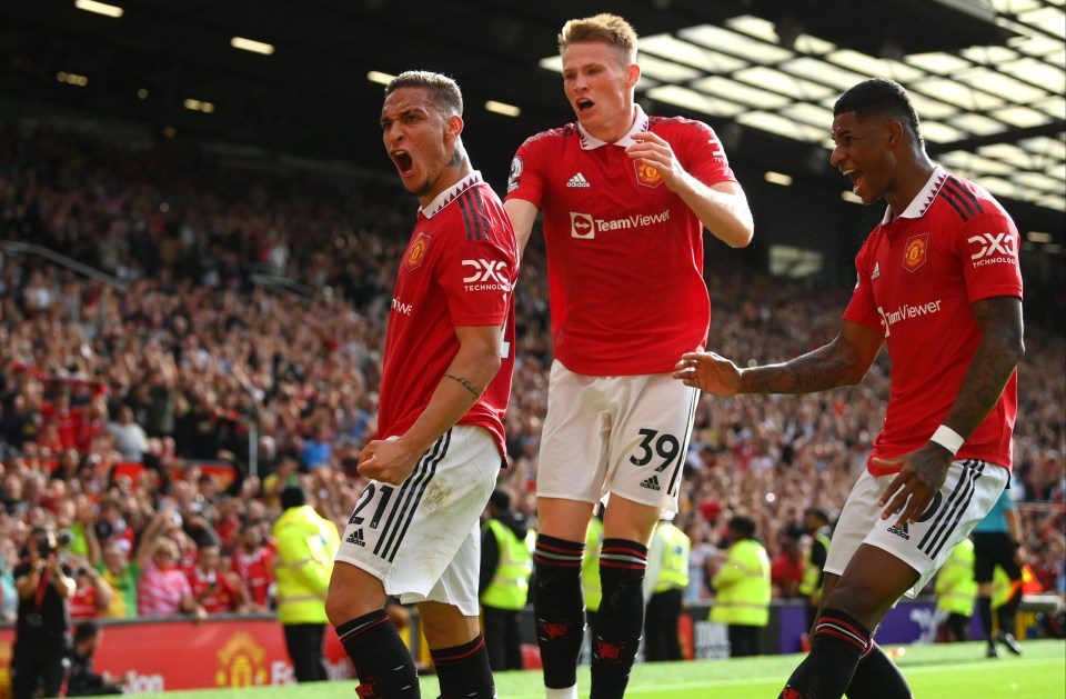 Antony scored on his Manchester United debut in a win over Arsenal