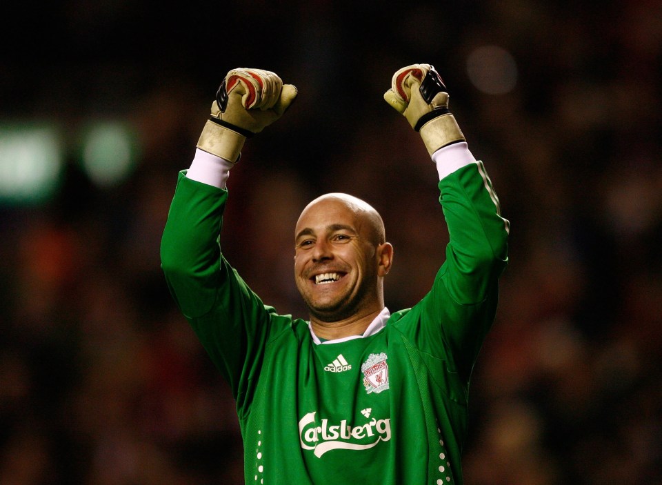 Pepe Reina was goalkeeper of choice under Rafael Benitez at Liverpool