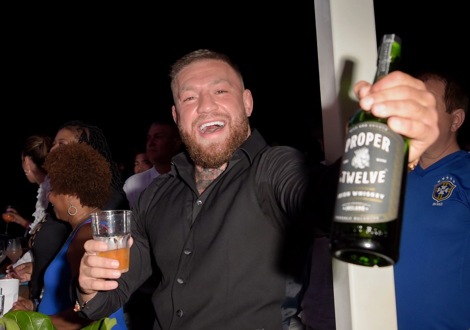 McGregor's finances were boosted through sales of his Proper 12 Whiskey