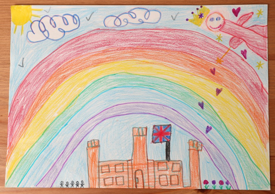 Oliver Thompson from Gomersal, West Yorkshire, drew this picture for the competition