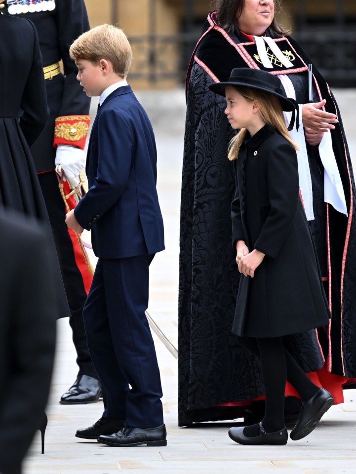 Prince George and Princess Charlotte  joined their parents the Prince and Princess of Wales