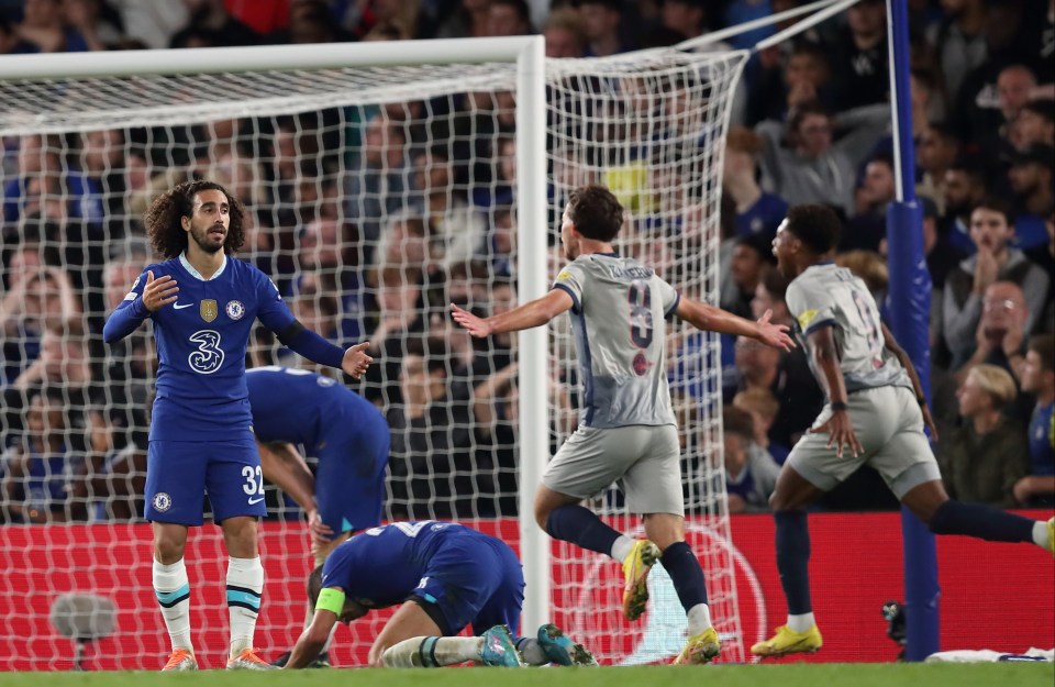 Okafor equalised later on for Salzburg as Chelsea were held at Stamford Bridge