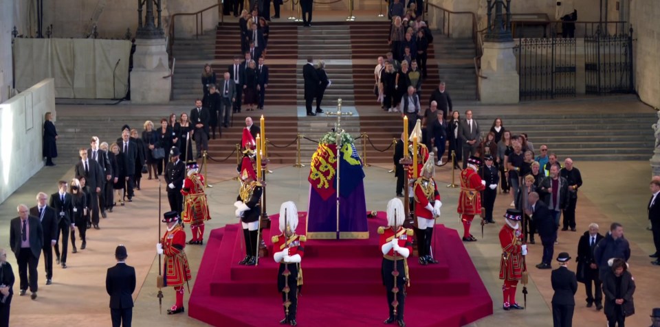 Thousands are expected to file past the Queen's coffin in the coming days